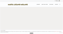 Desktop Screenshot of martalozanomolano.com