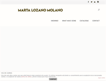 Tablet Screenshot of martalozanomolano.com